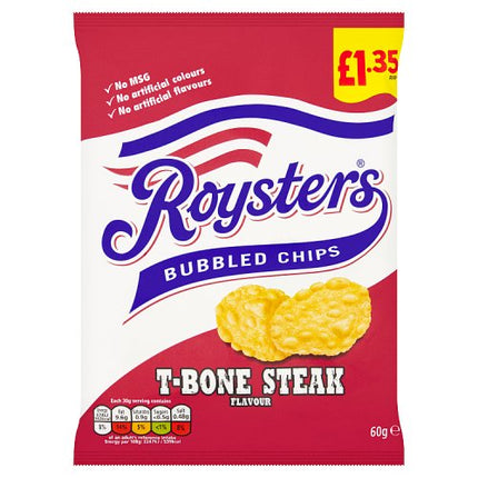 Roysters T-Bone Steak Crisps 60g £1.35