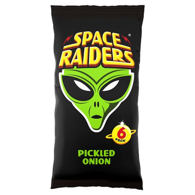 Space Raiders Pickled Onion Snacks 6x13g