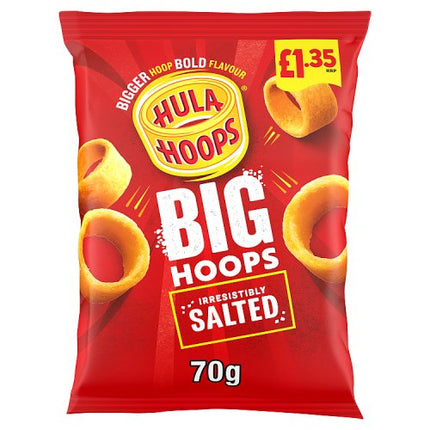Hula Hoops Big Hoops Salted Crisps 70g £1.35