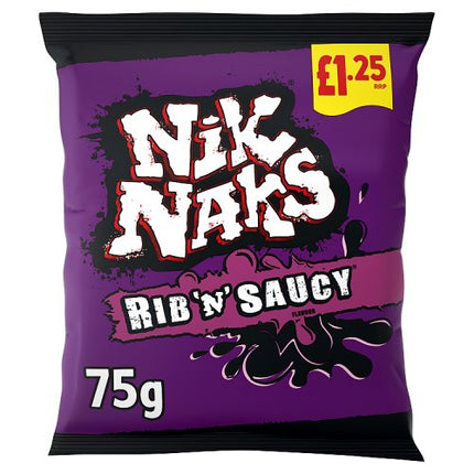 Nik Naks Rib'n'Saucy 75g PMP £1.25