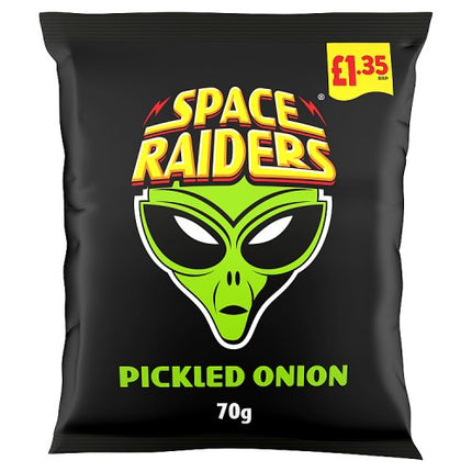Space Raiders Pickled Onion Crisps 70g £1.35