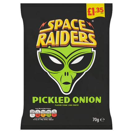 Space Raiders Pickled Onion Crisps 70g £1.35