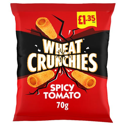 Wheat Crunchies Spicy Tomato Crisps 70g £1.35