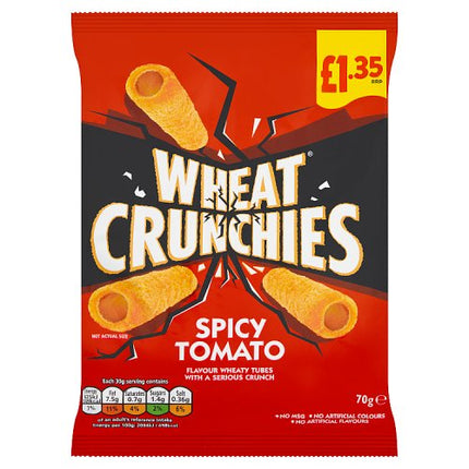 Wheat Crunchies Spicy Tomato Crisps 70g £1.35