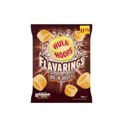 Hula Hoops Flavarings Beefy Sharing 90g £1.75