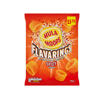 Hula Hoops Flavarings Spicy Sharing 90g £1.75