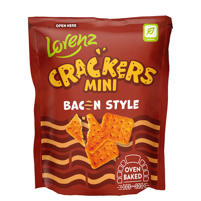 Lorenz Mini Crackers Bacon 100g