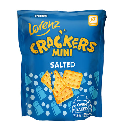 Lorenz Mini Crackers Salted 100g