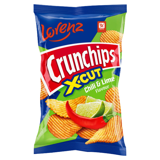 Lorenz Crunchips XCUT Chilli & Lime 75g