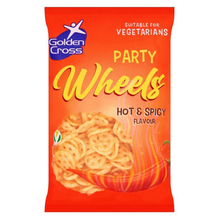 Golden Cross Party Wheels Hot & Spicy 90g