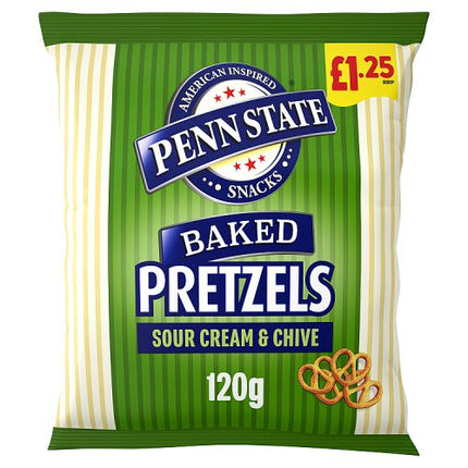 Penn State Sour Cream & Chive Pretzels 120g