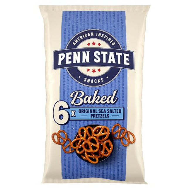 Penn State Baked Original Sea Salted Pretzels 6x22g