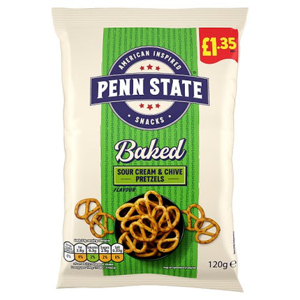 Penn State Sour Cream & Chive Pretzels 120g £1.35