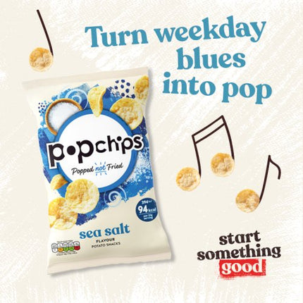 Popchips Sea Salt 8x85g