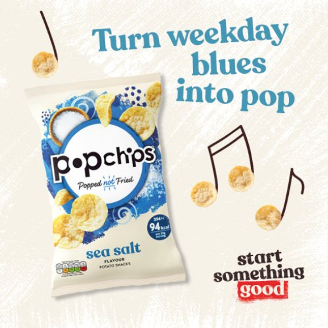 Popchips Sea Salt 8x85g