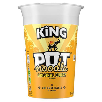 King Pot Noodle Original Curry 114g
