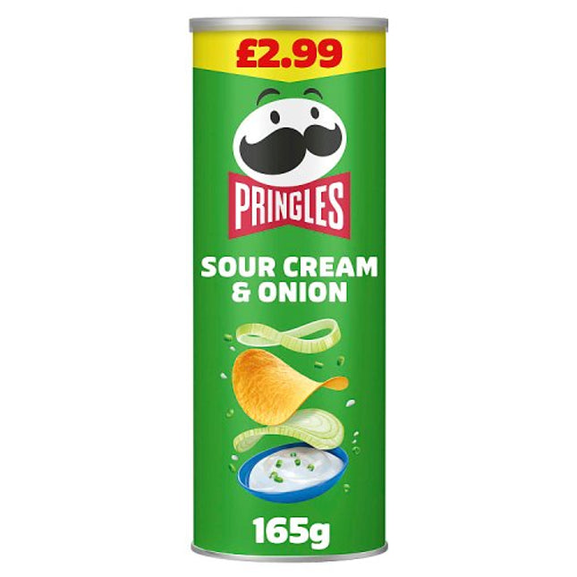 Pringles Sour Cream & Onion 165g