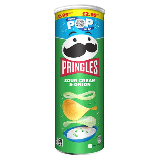 Pringles Sour Cream & Onion 165g