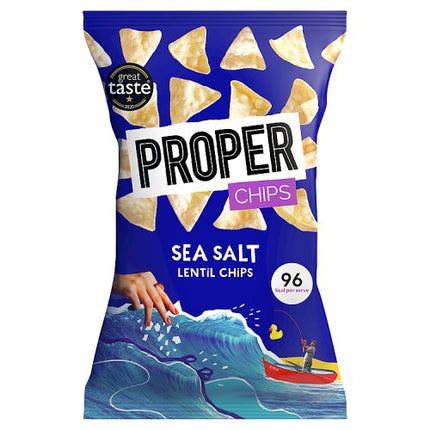 Proper Chips Sea Salt Lentil Chips 85g
