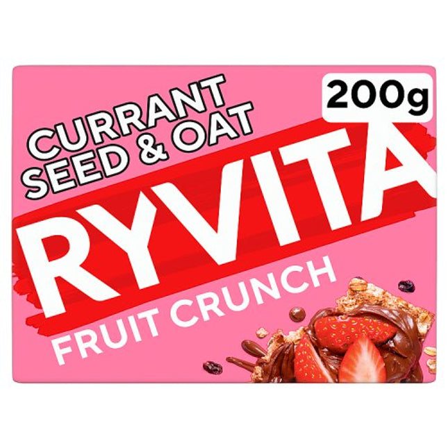 Ryvita Currant Seed & Oat Fruit Crunch Crispbread 200g