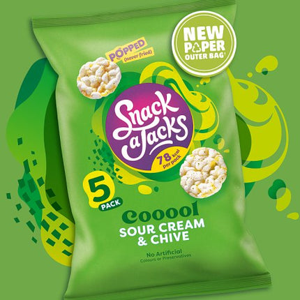 Snack-a-Jack Sour Cream & Chive 5x19g