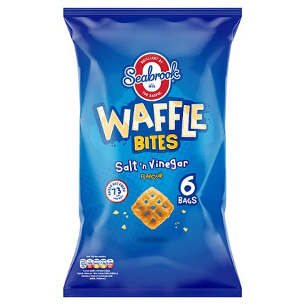 Seabrook Waffle Bites Salt & Vinegar 6x16g