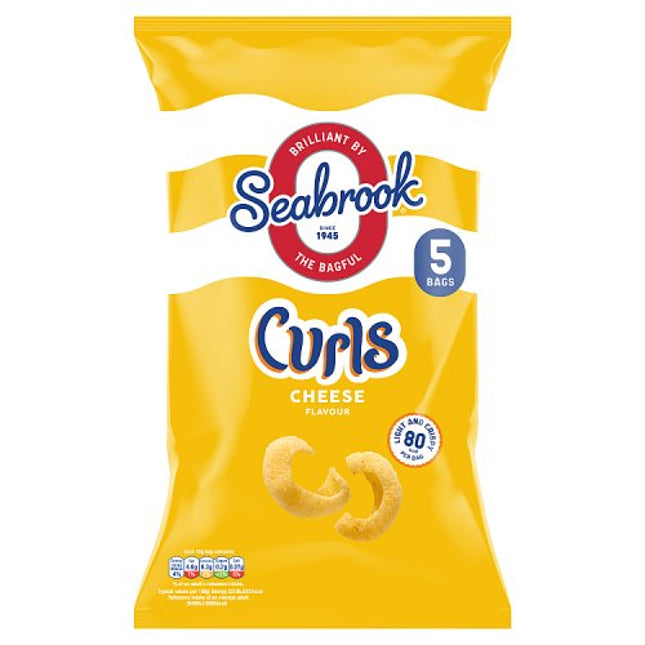 Seabrook Cheese Curls 5x15g