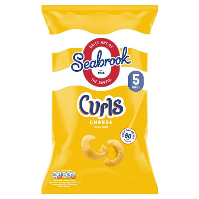 Seabrook Cheese Curls 5x15g