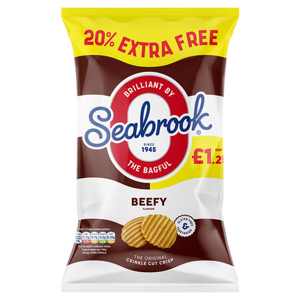 Seabrook Beefy Crinkle 70g
