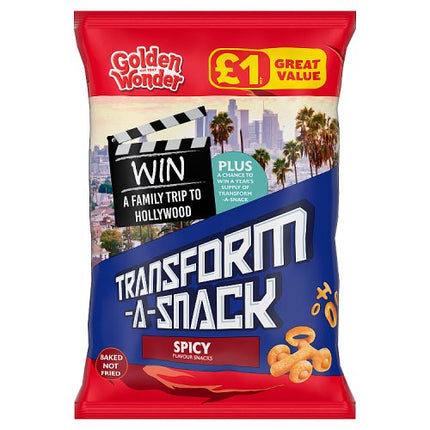 Golden Wonder Transform-A-Snack Spicy 56G PMP £1