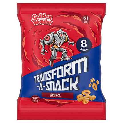 Golden Wonder Transform A Snack Spicy 8x12g