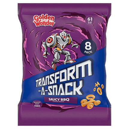 Golden Wonder Transform-A-Snack Saucy BBQ 8x12g