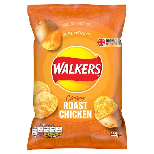 Walkers Roast Chicken Crisps 32.5g