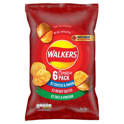 Walkers Variety 6 Pack