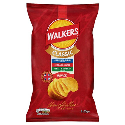 Walkers Variety 6 Pack