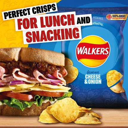 Walkers Cheese & Onion 6 Pack