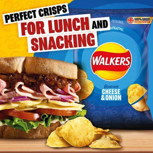 Walkers Cheese & Onion 6 Pack