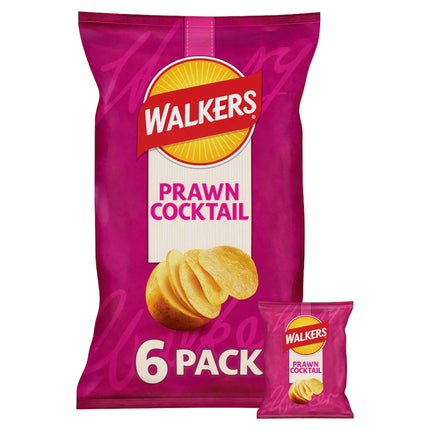 Walkers Prawn Cocktail 6 x 25g