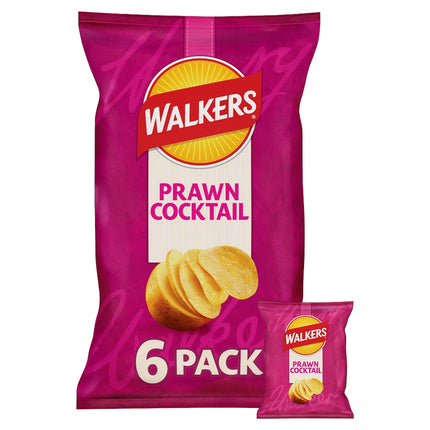 Walkers Prawn Cocktail 6 x 25g