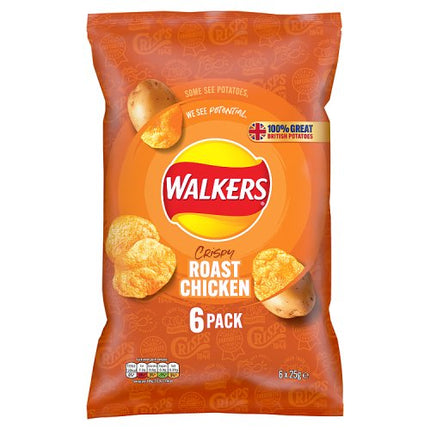 Walkers Roast Chicken 6 Pack