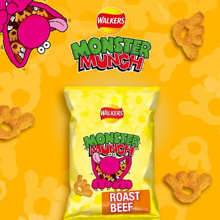 Walkers Monster Munch Roast Beef 6x20g