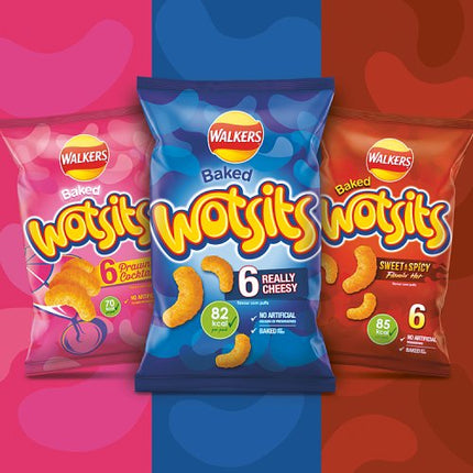 Walkers Wotsits Flaiming Hot Puffs 6x16.5g