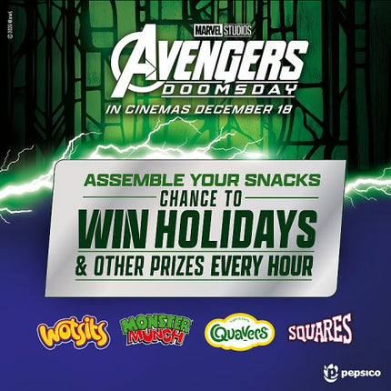 Walkers Wotsits Really Cheesy Puffs 6x16.5g