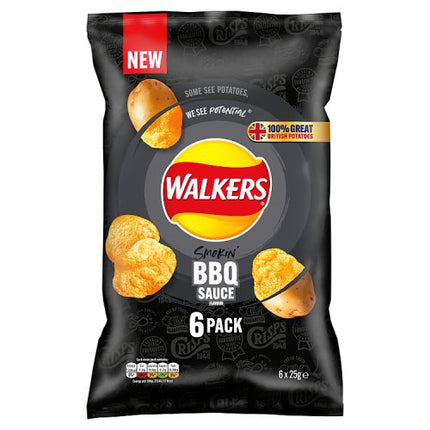 Walkers BBQ Sauce 6x25g
