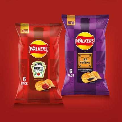 Walkers Heinz Tomato Ketchup 6 x 25g multipack alternate view 3