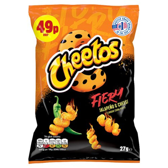Cheetos Twisted Fiery Jalapeno & Cheese 27g