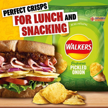 Walkers Pickled Onion 6 x 25g multipack alternate view 2