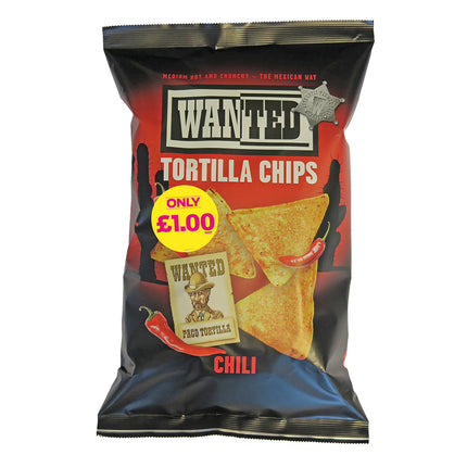 Wanted Tortilla Chips Chilli 100g £1