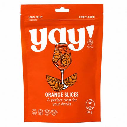 Yay Freeze Dried Orange Slices 20g