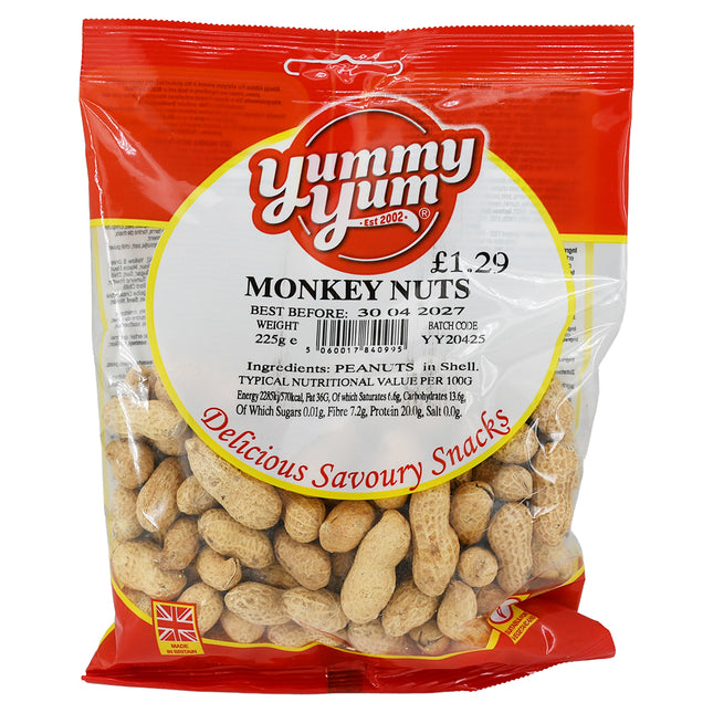 Yummy Yum Monkey Nuts 225g